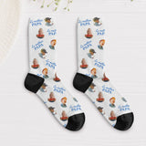 Meilleur Papa - Chaussettes personnalisées pour parents et grands-parents