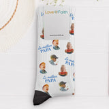 Meilleur Papa - Chaussettes personnalisées pour parents et grands-parents