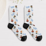 Meilleur Papa - Chaussettes personnalisées pour parents et grands-parents