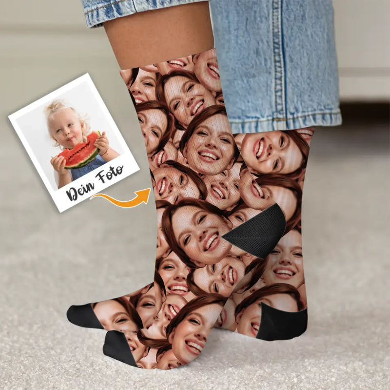 Vos chaussettes - Chaussettes personnalisées avec photo
