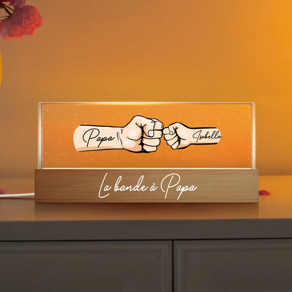 LED Night Light anlegen Acylric Plate - 20cm wide v2