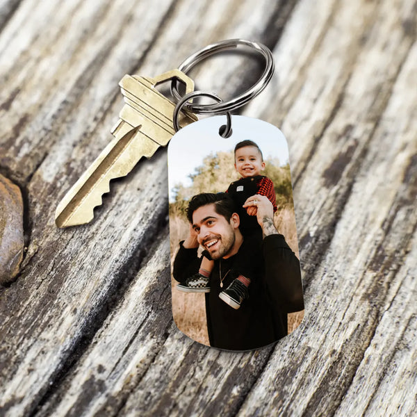 Le Bonheur - Porte-clés personnalisé pour maman avec photo