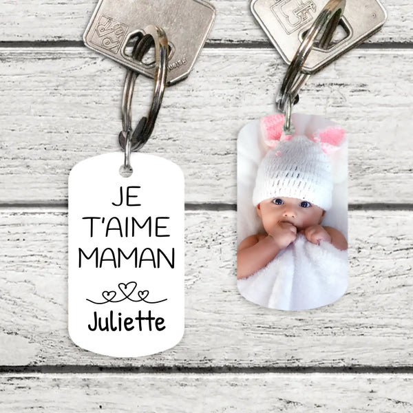 Ma Maman - Porte-clés imprimé pour la Fête des Mères
