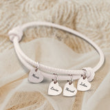 Amis - Bracelet en cuir personnalisé