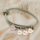 Amis - Bracelet en cuir personnalisé