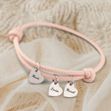 Amis - Bracelet en cuir personnalisé