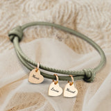 Amis - Bracelet en cuir personnalisé