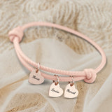 Mes proches - Bracelet en cuir personnalisé pour maman et grand-mère