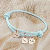 Mes proches - Bracelet en cuir personnalisé pour maman et grand-mère