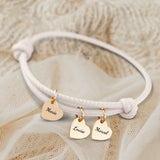 Mes proches - Bracelet en cuir personnalisé pour maman et grand-mère