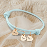 Mes proches - Bracelet en cuir personnalisé pour maman et grand-mère