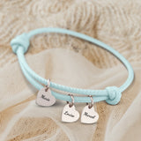 Mes proches - Bracelet en cuir personnalisé pour maman et grand-mère