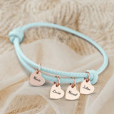 Mes proches - Bracelet en cuir personnalisé pour maman et grand-mère