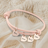 Mes proches - Bracelet en cuir personnalisé pour maman et grand-mère