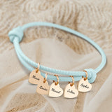 Amis - Bracelet en cuir personnalisé