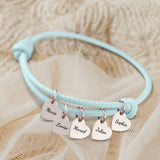 Amis - Bracelet en cuir personnalisé