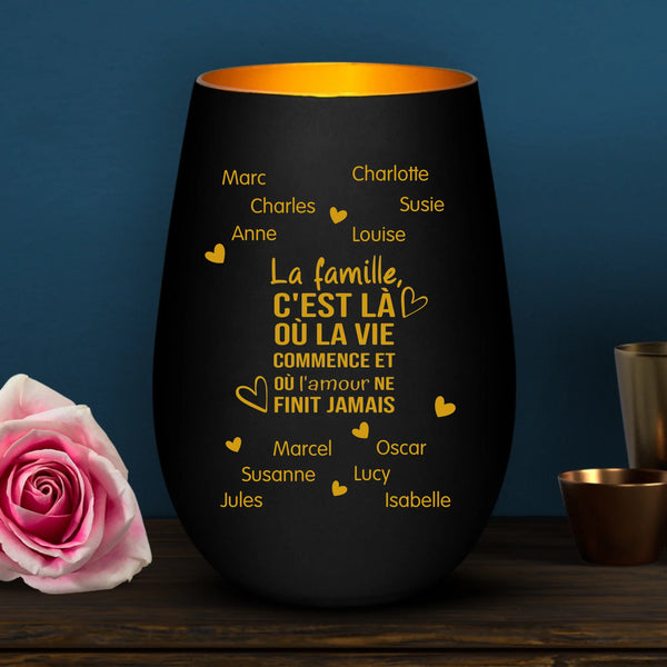 Où l'amour ne finit jamais - Famille-Photophore