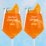 Spritztour - Verre personnalisé pour cocktails d'été