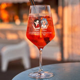 Meilleures amies - Verre personnalisé pour cocktails d'été