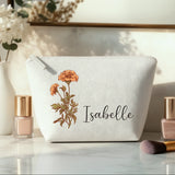 Ta fleur - Trousse de maquillage en feutre personnalisé