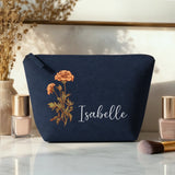 Ta fleur - Trousse de maquillage en feutre personnalisé