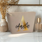 Initiale - Trousse de maquillage en feutre