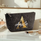 Initiale - Trousse de maquillage en feutre