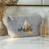 Initiale - Trousse de maquillage en feutre