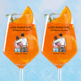 Tous les jours - Verre à vin personnalisé pour couple pour la Saint-Valentin