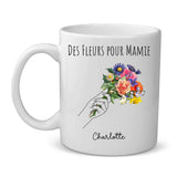 Des Fleurs pour Mamie - Grands-Parents-Tasse