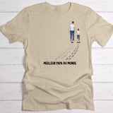 T-shirt beige personnalisable avec ton design – fabriqué par Love & Faith