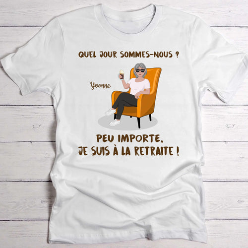 T-shirt blanc personnalisable avec ton design – fabriqué par Love & Faith