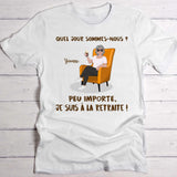 T-shirt blanc personnalisable avec ton design – fabriqué par Love & Faith