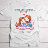 T-shirt officiel de nuit - T-shirt personnalisé pour les couples