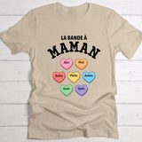 T-shirt beige personnalisable avec ton design – fabriqué par Love & Faith