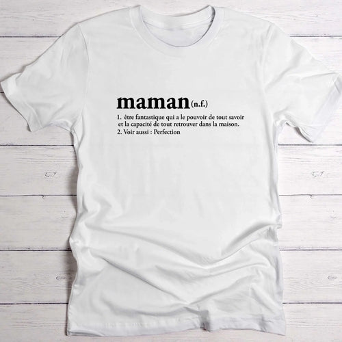 T-shirt blanc personnalisable avec ton design – fabriqué par Love & Faith