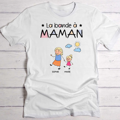 T-shirt blanc personnalisable avec ton design – fabriqué par Love & Faith
