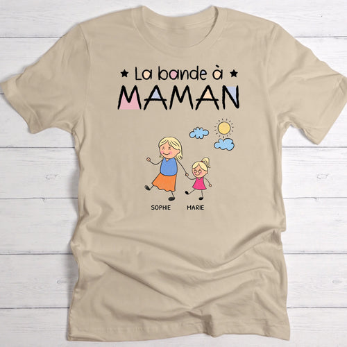 T-shirt beige personnalisable avec ton design – fabriqué par Love & Faith