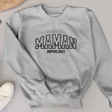 Maman Mamie Mamou - Sweat personnalisable pour Maman et Mamie