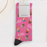 Meilleure Maman - Chaussettes personnalisées pour parents et grands-parents