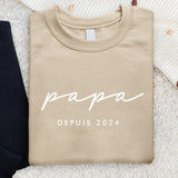 Meilleur papa - Sweat personnalisé pour papa et papy avec prénoms