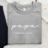 Meilleur papa - Sweat personnalisé pour papa et papy avec prénoms