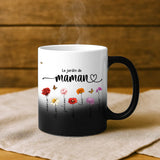 Cadeau personnalisé - mug magique avec changement de couleur thermique et prénom imprimé – idée cadeau originale de Love & Faith