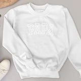 Pour Papa - Sweat personnalisé pour parents et grands-parents avec prénoms