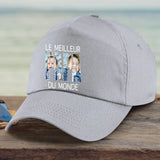 Le Papa - casquette personnalisable pour papa avec photo