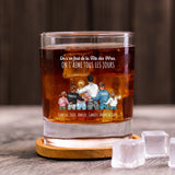 Tous les jours – Verre à whisky personnalisé pour maman et papa