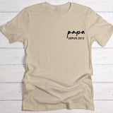 T-shirt beige personnalisable avec ton design – fabriqué par Love & Faith