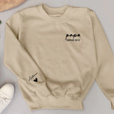 Notre Papa - Parents-Sweat personnalisé pour papa
