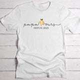 T-shirt blanc personnalisable avec ton design – fabriqué par Love & Faith
