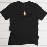 T-shirt noir personnalisable avec ton design – fabriqué par Love & Faith